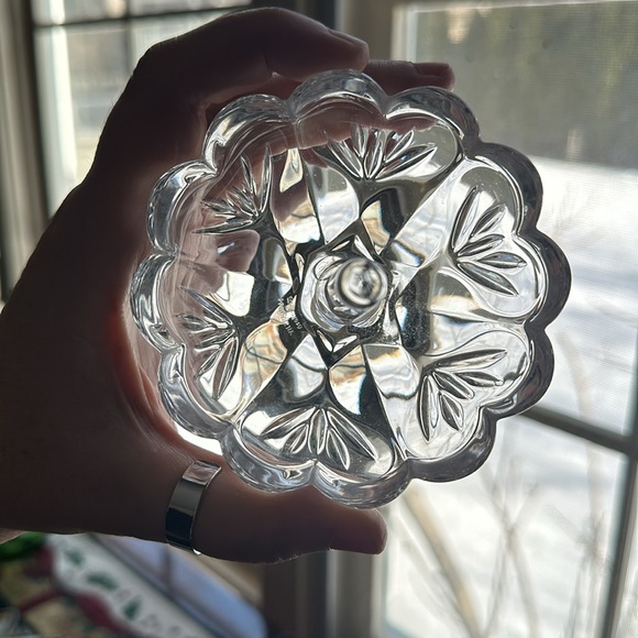 Marquis by Waterford signed Crystal heart ring holder - Picture 3 of 9